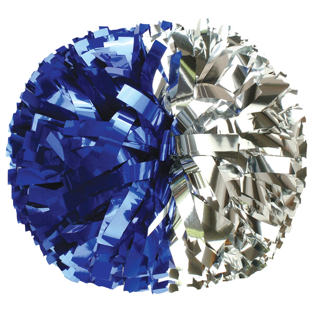 Custom Metallic Adult Show Pom - Half and Half Poms
