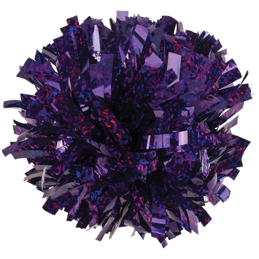Purple Holographic Pom