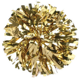 One Color Metallic Pom Balls