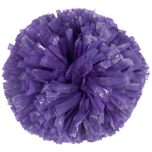 Purple Wet-Look Show Pom Ball One Color