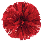 Red pom ball