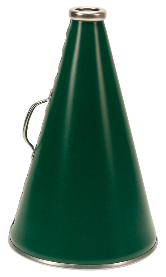 15 inch Riveted megaphone in Green