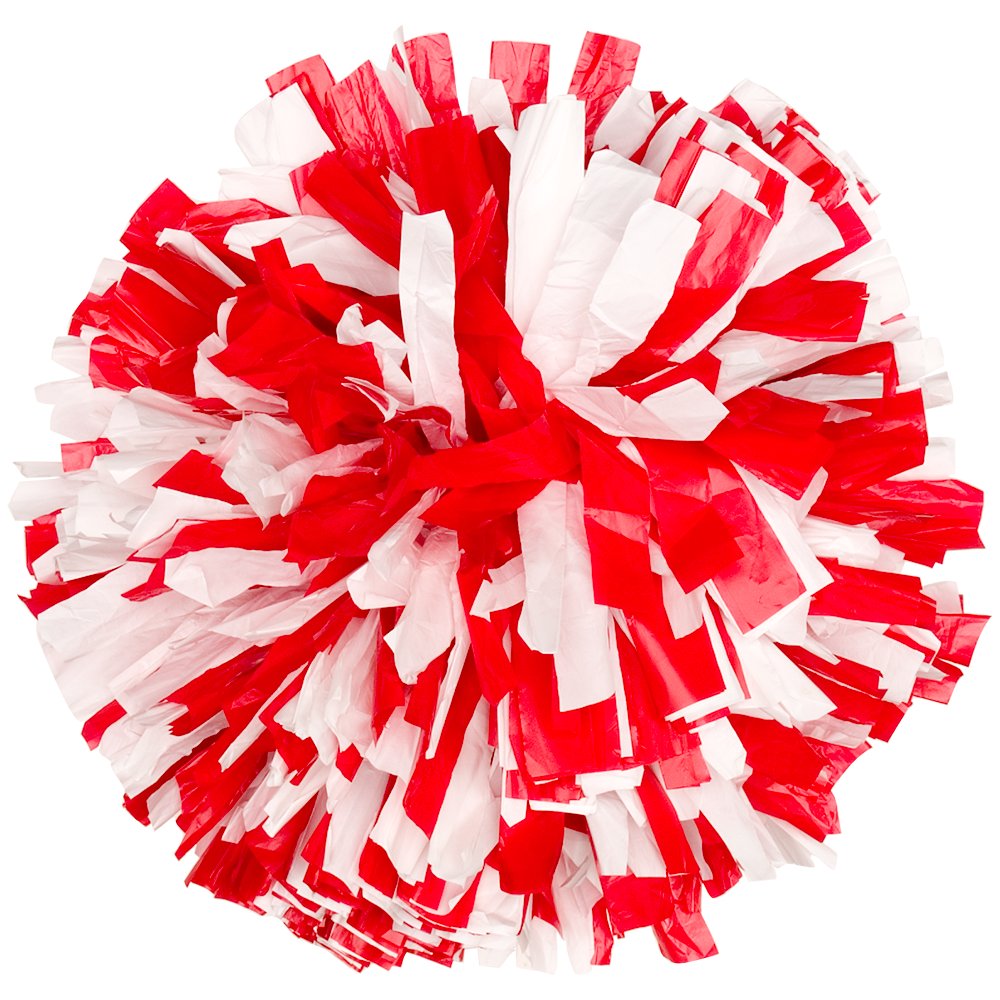 Custom Plastic Adult Show Pom - 2 Color – MegaphoneandPomSupplies.com