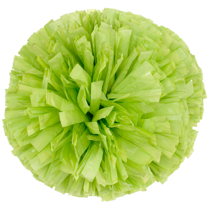 Light Green Wet Look Show Pom Ball One Color