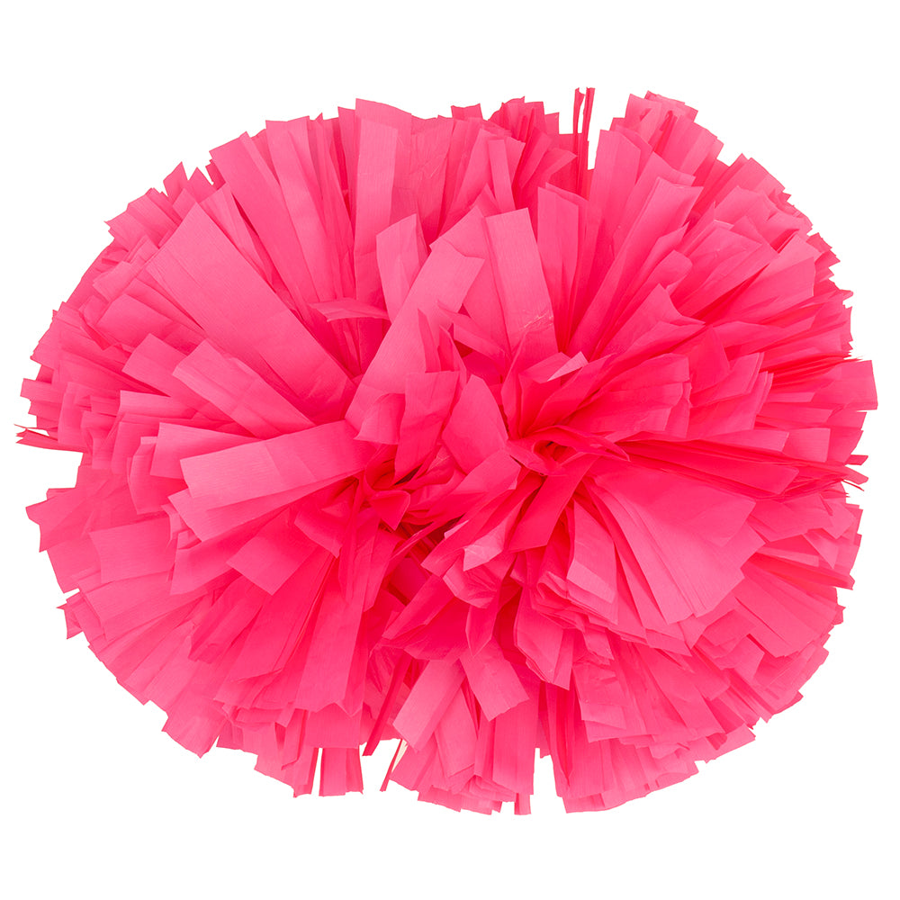 Neon Fluorescent Pink Poms Ball- 1 Color